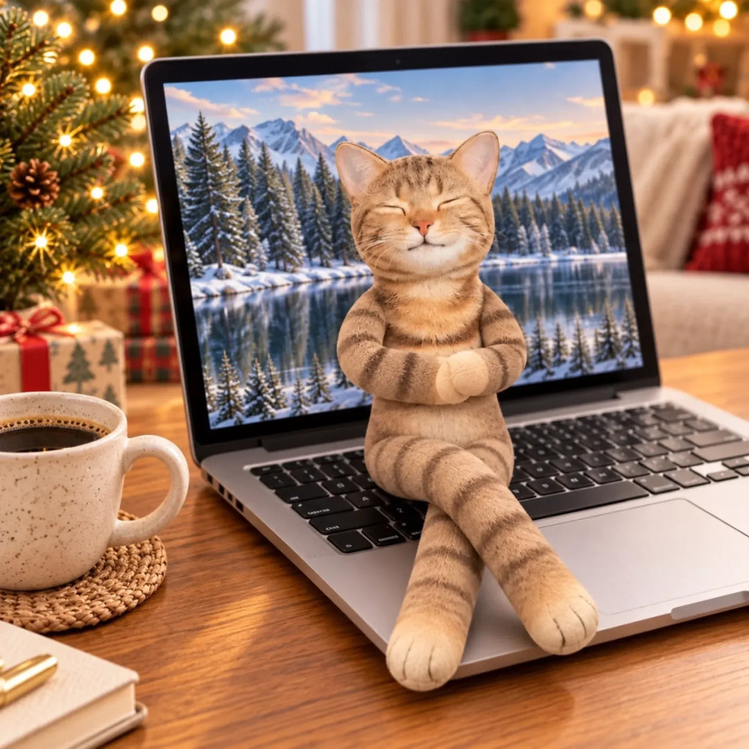 Custom Photo Funny Pet Christmas Gifts For Pet Lovers - Personalized Poseable Plush Doll