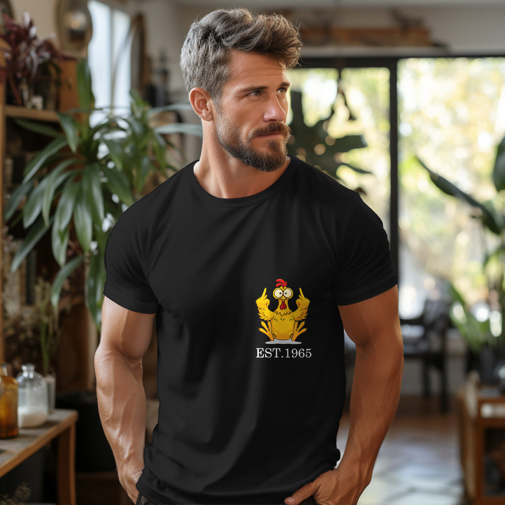 Don’t Like Me? F Caw F Funny Chicken Graphic T-Shirt