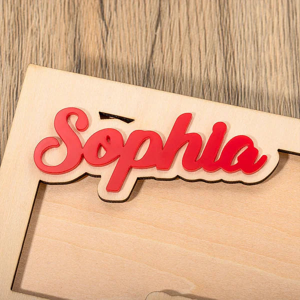 Personalized Christmas Wooden Envelope Money Holder