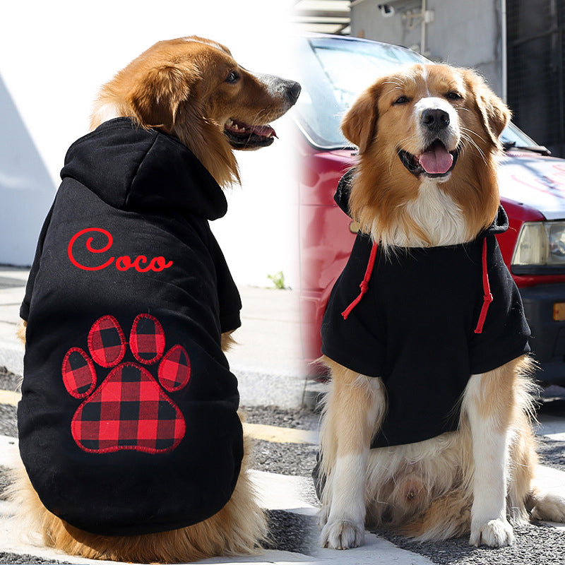 Personalized Warm Puppy Hoodie