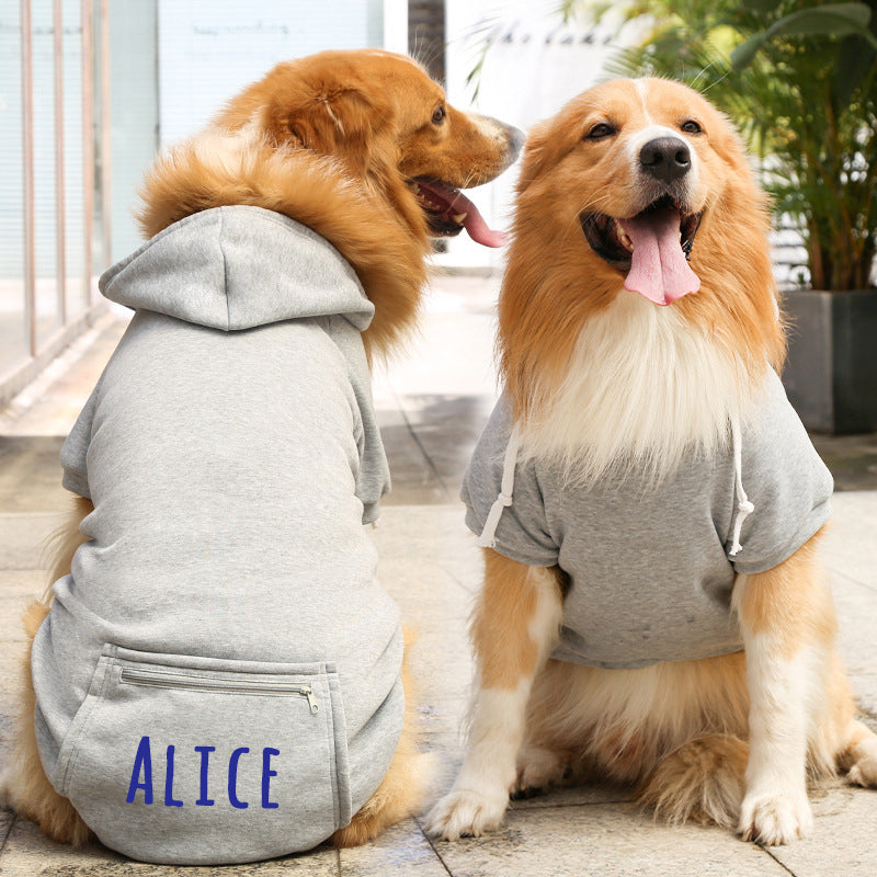 Personalized Warm Puppy Hoodie