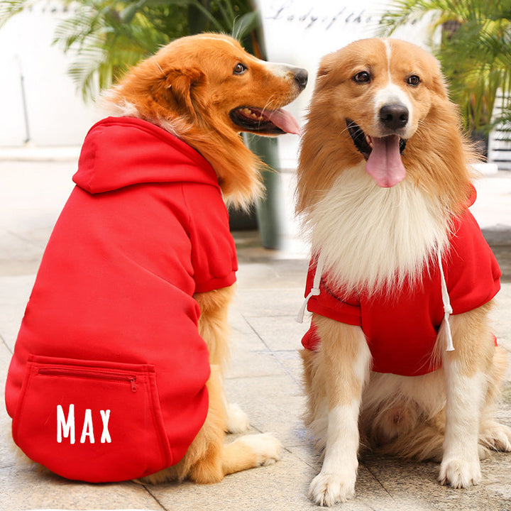 Personalized Warm Puppy Hoodie