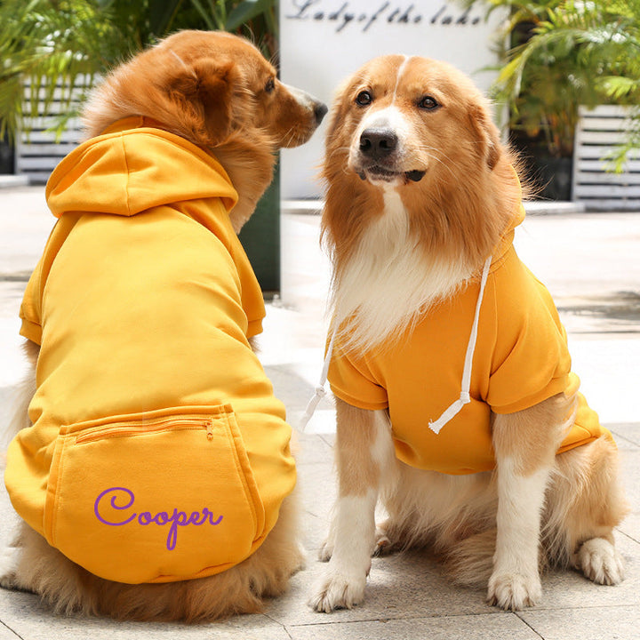 Personalized Warm Puppy Hoodie