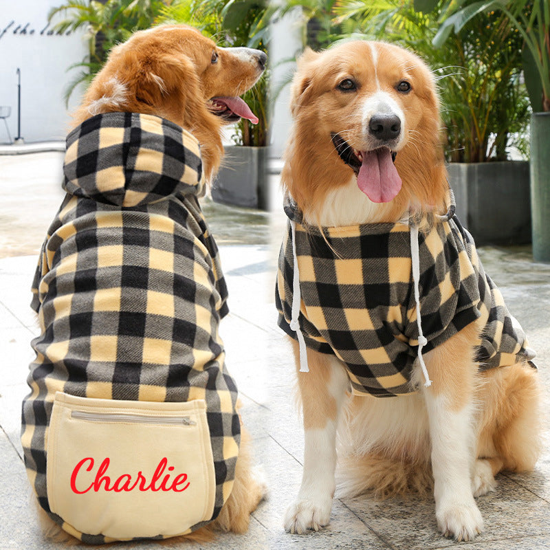 Personalized Warm Puppy Hoodie