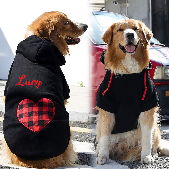 Personalized Warm Puppy Hoodie