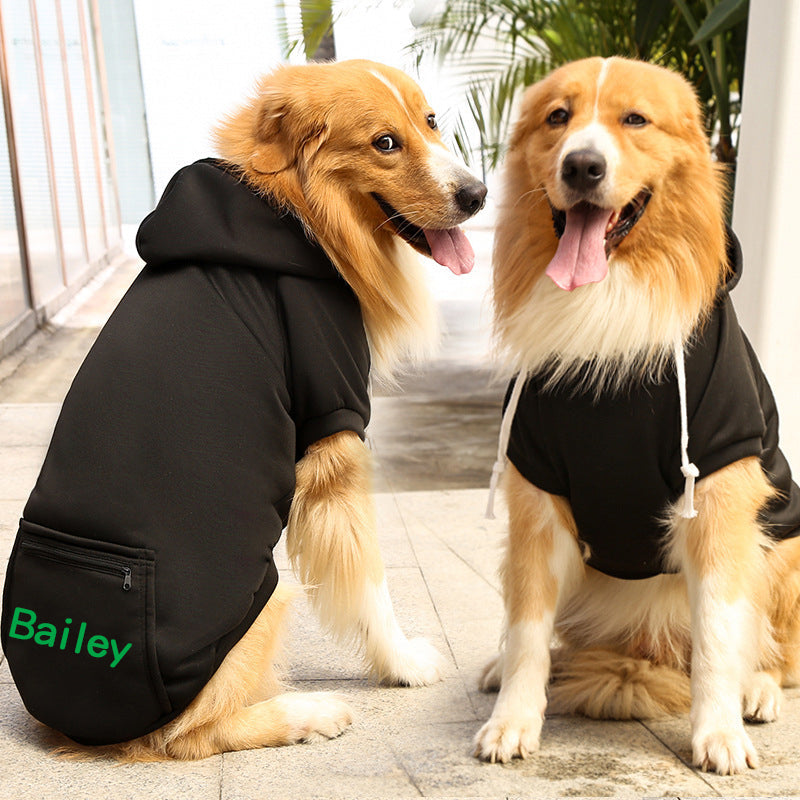 Personalized Warm Puppy Hoodie