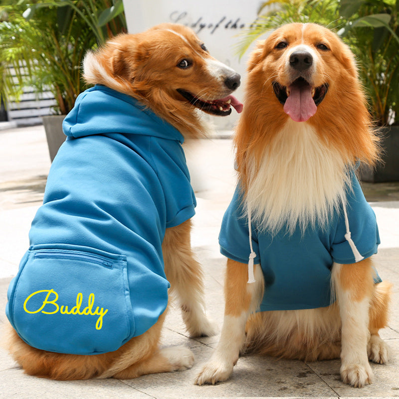 Personalized Warm Puppy Hoodie