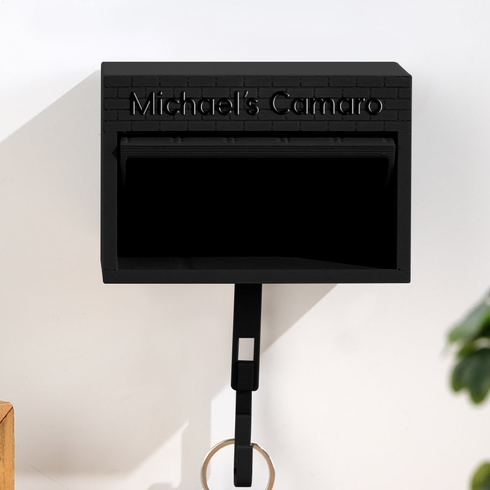 Customised Personalised Mini Garage Key Holder - Includes Car Model