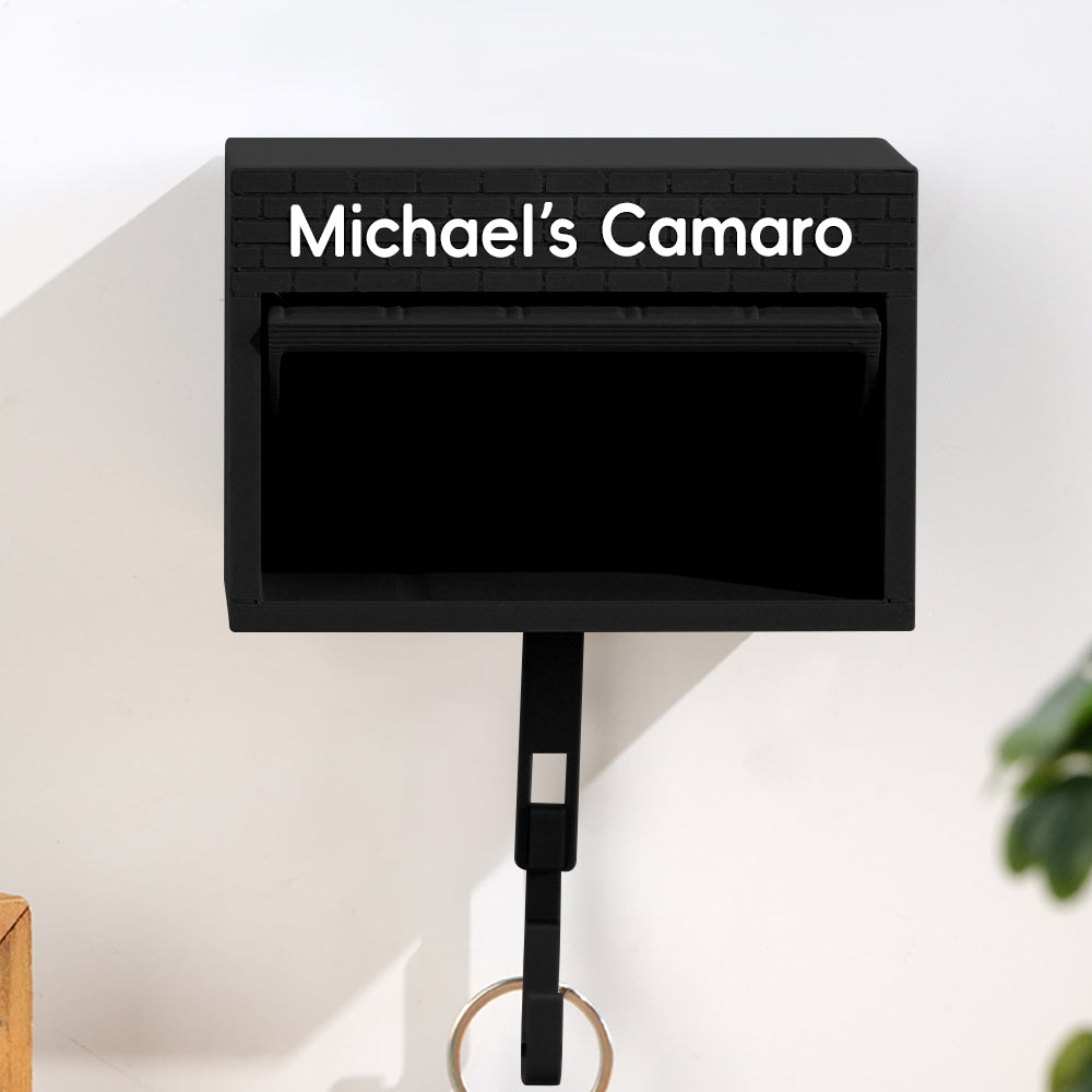 Customised Personalised Mini Garage Key Holder - Includes Car Model