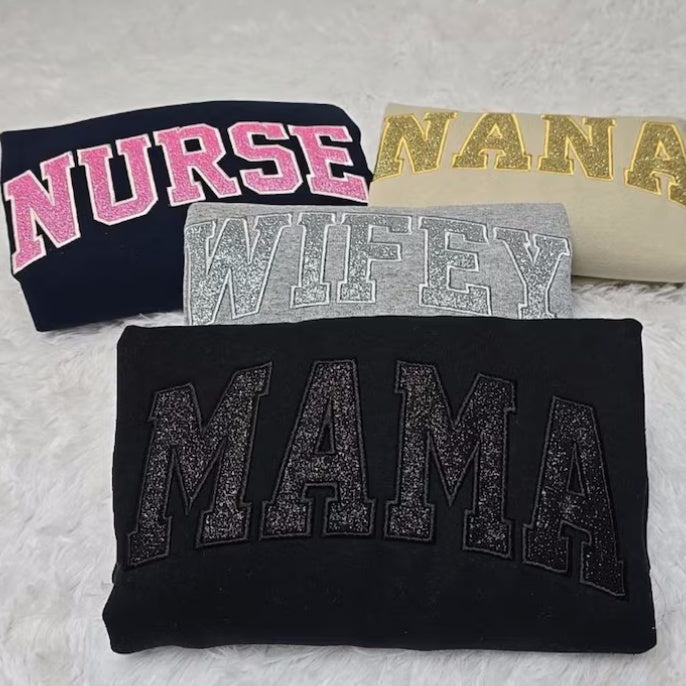 🔥 Sparkling Love - Custom MAMA Sweatshirts