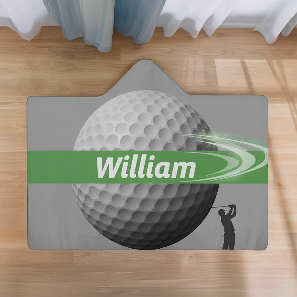 This Is My Territory - Personalized Player Sport Hooded Blanket