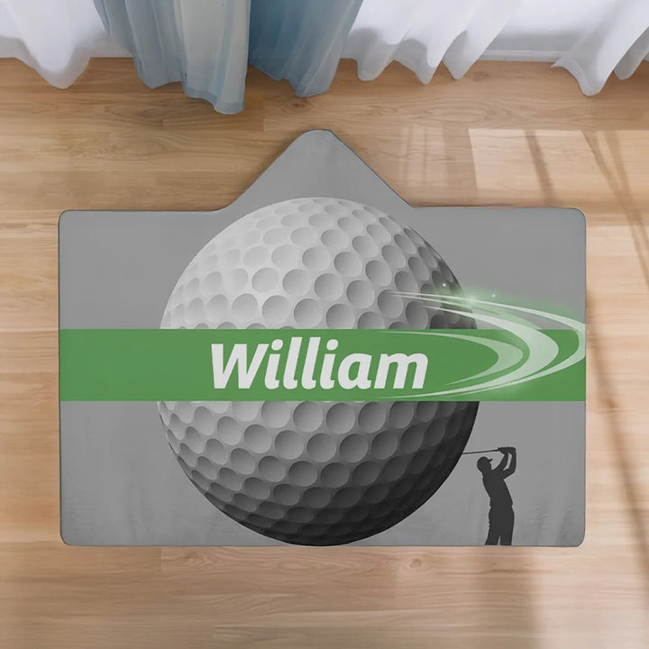 This Is My Territory - Personalized Player Sport Hooded Blanket