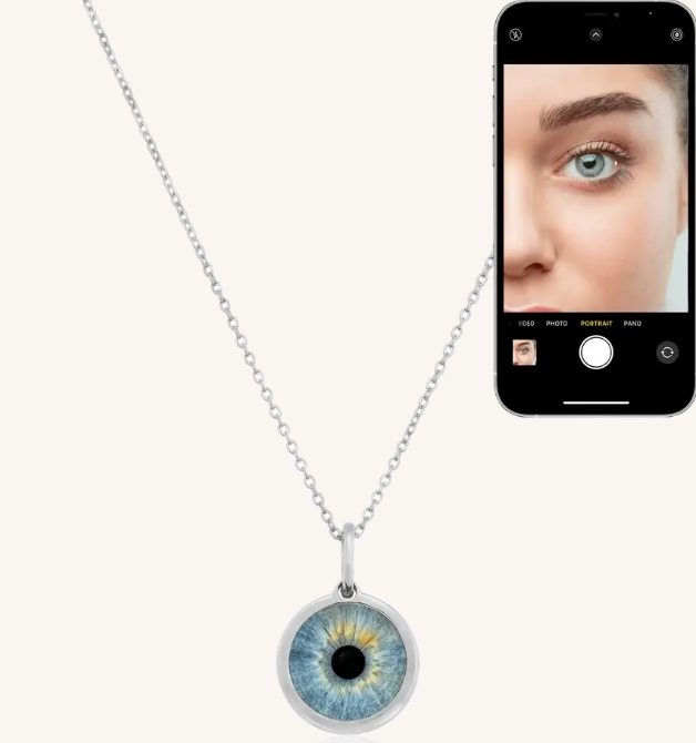 Personalized Eye Custom Pendant Necklace