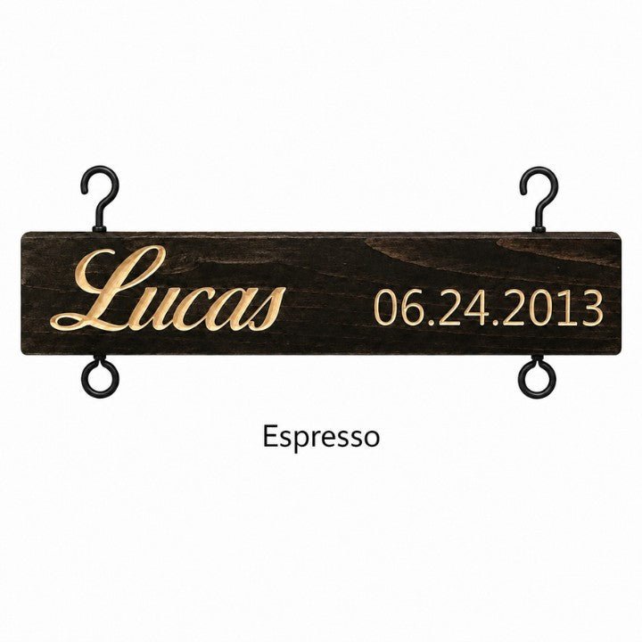 Add-On Name Slat for Grandkids Hanging Sign | Classic Engraved Edition - Canvasgiftco