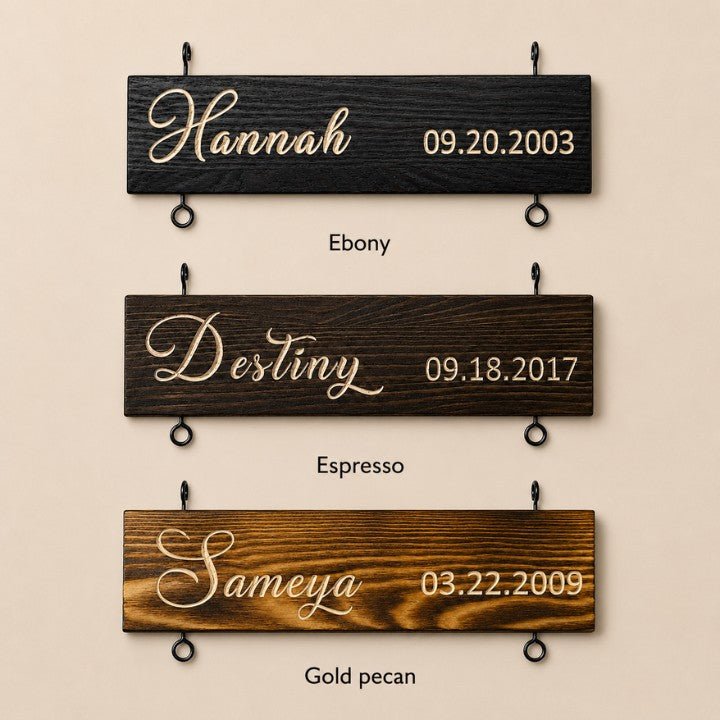 Add-On Name Slat for Grandkids Hanging Sign | Signature Edition - Canvasgiftco