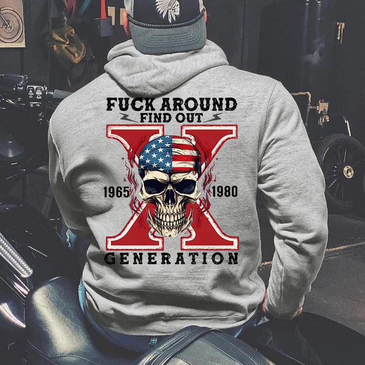 Custom Gen X Skull Printing Clothing