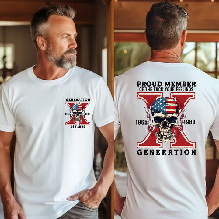 Custom Gen X Skull Printing Clothing