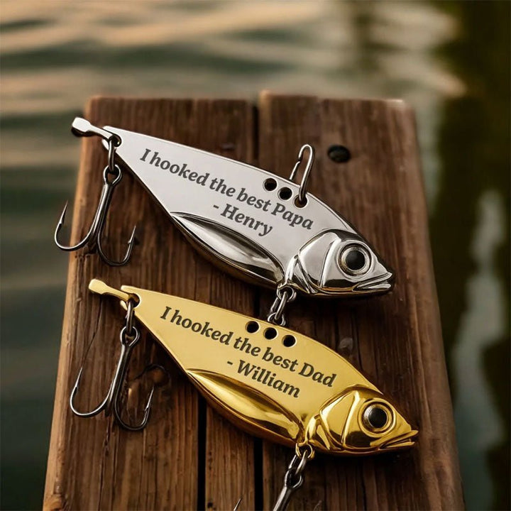 Best Catch Of My Life - Family Personalized Custom Engraved Fishing Lure - Father's Day - Canvasgiftco