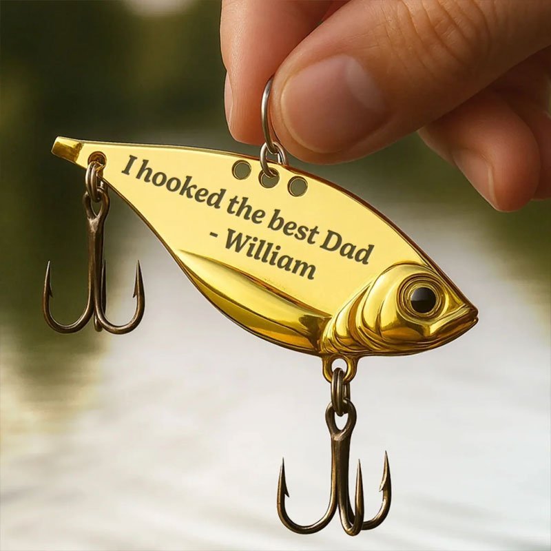 Best Catch Of My Life - Family Personalized Custom Engraved Fishing Lure - Father's Day - Canvasgiftco