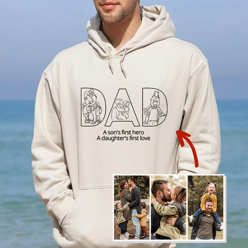 Best Dad Ever - Embroidered Sweatshirt For Father's Day - Gifts for Dad, Papa, Daddy and Grandpa - Canvasgiftco