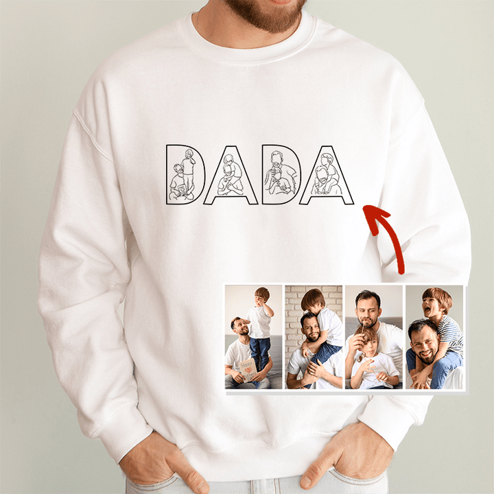 Best Dad Ever - Embroidered Sweatshirt For Father's Day - Gifts for Dad, Papa, Daddy and Grandpa - Canvasgiftco