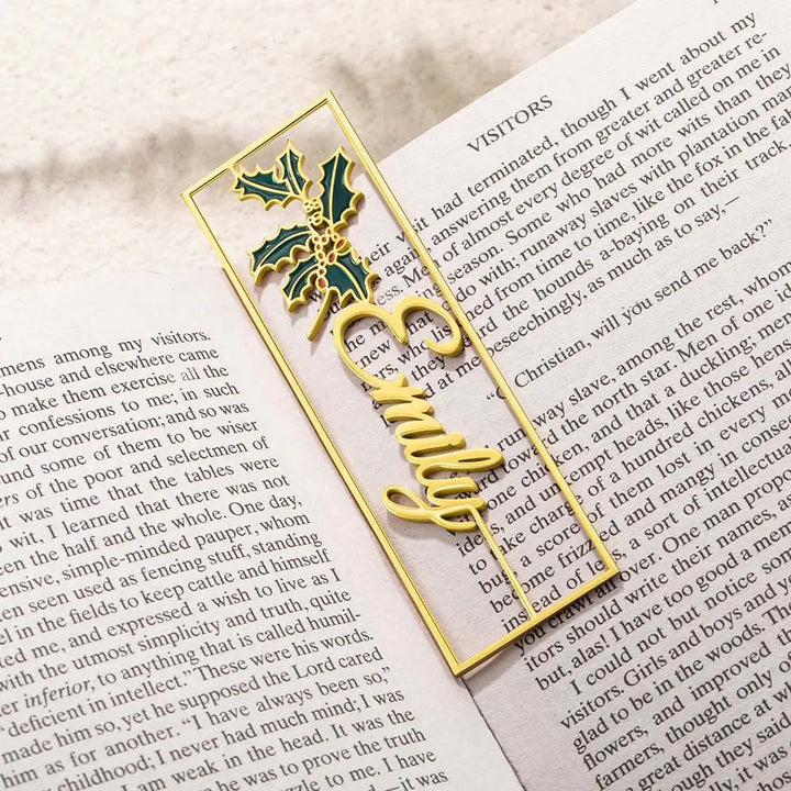 Customized Birthday Flower Name Bookmark