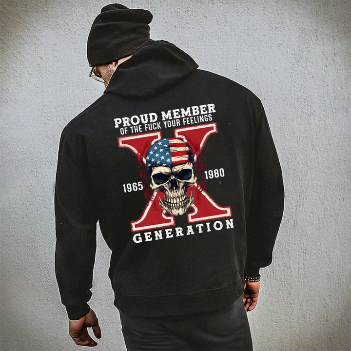 Custom Gen X Skull Printing Clothing
