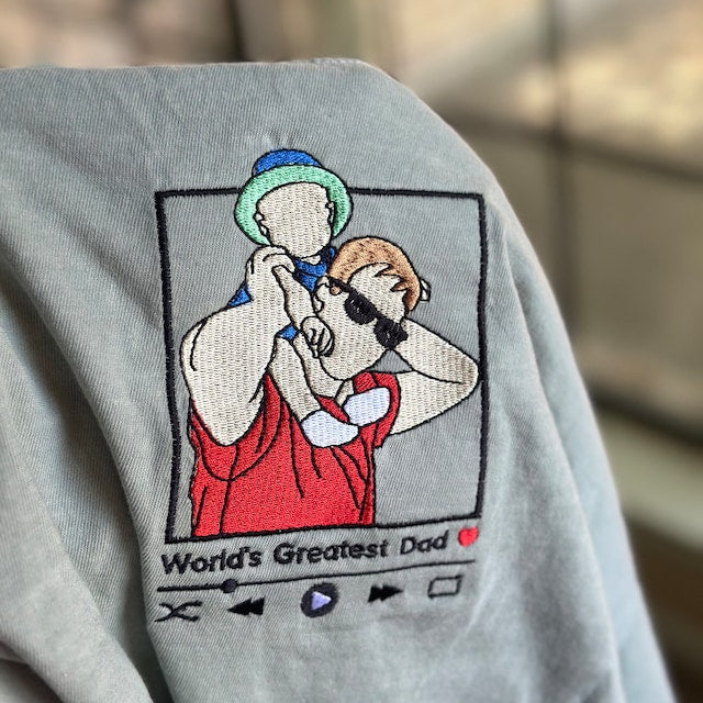 Custom Embroidered Photo Sweatshirts