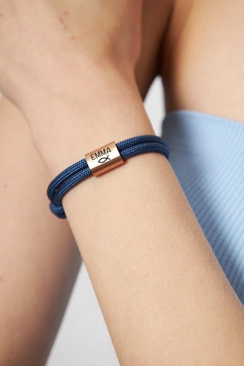 Christening gifts・Personalized bracelets for children・Communion gifts・Engraved bracelets・Gifts for girls & boys Children's bracelet・Baptism - Canvasgiftco