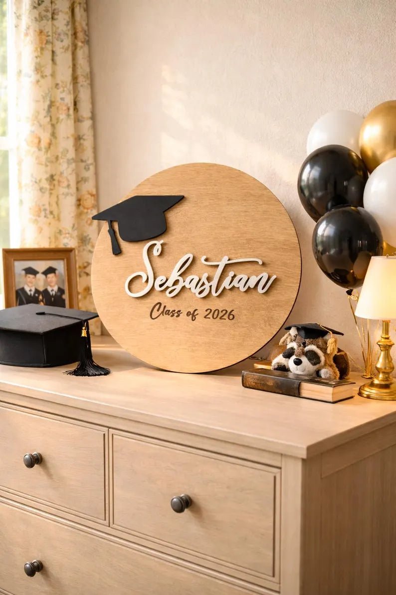 "Class of 2026" Graduation Wooden Signature Board – The Yearbook Alternative - Canvasgiftco