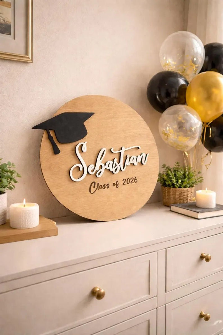 "Class of 2026" Graduation Wooden Signature Board – The Yearbook Alternative - Canvasgiftco