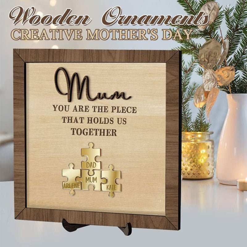 Creative Mother's Day Wooden Ornaments - Canvasgiftco