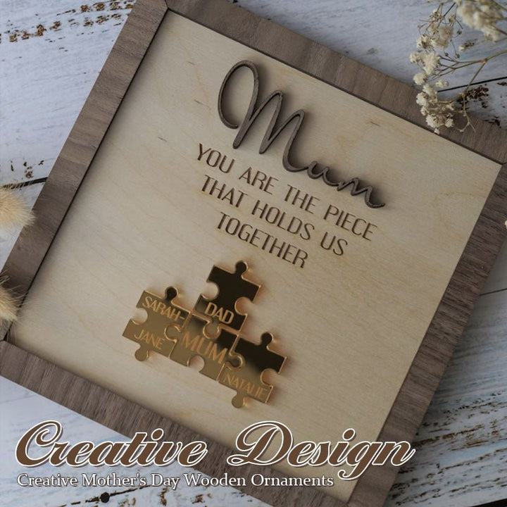 Creative Mother's Day Wooden Ornaments - Canvasgiftco