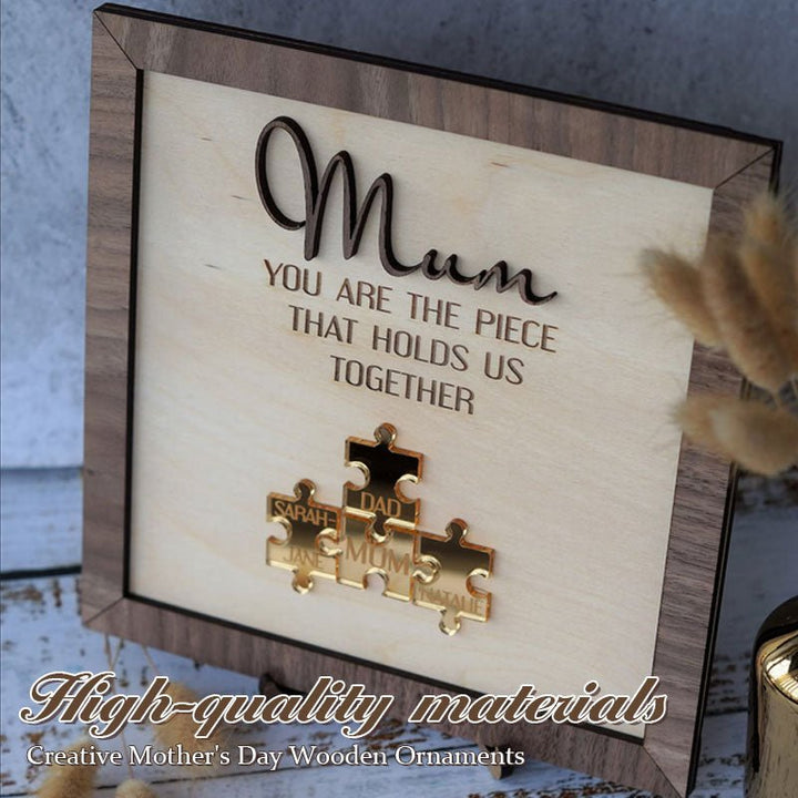 Creative Mother's Day Wooden Ornaments - Canvasgiftco