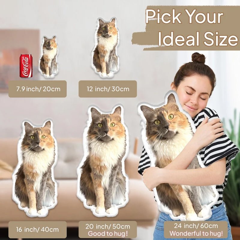 Custom 3D Pet Pillow from Photo - Canvasgiftco