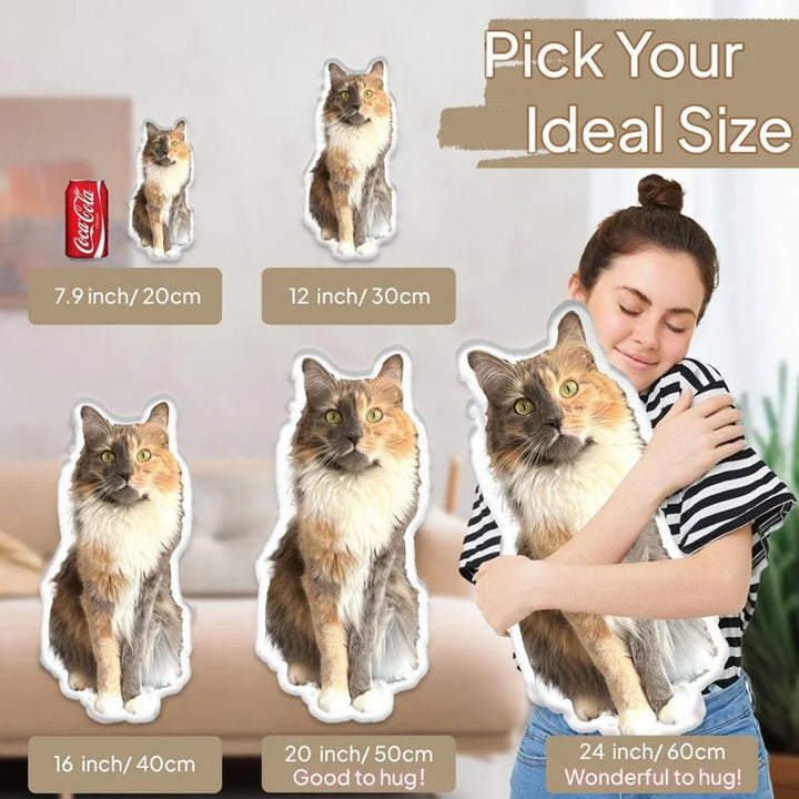 Custom 3D Pet Pillow from Photo - Canvasgiftco