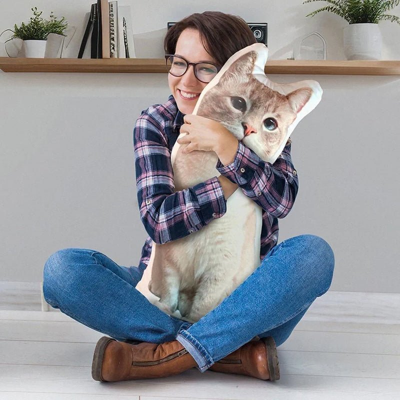 Custom 3D Pet Pillow from Photo - Canvasgiftco