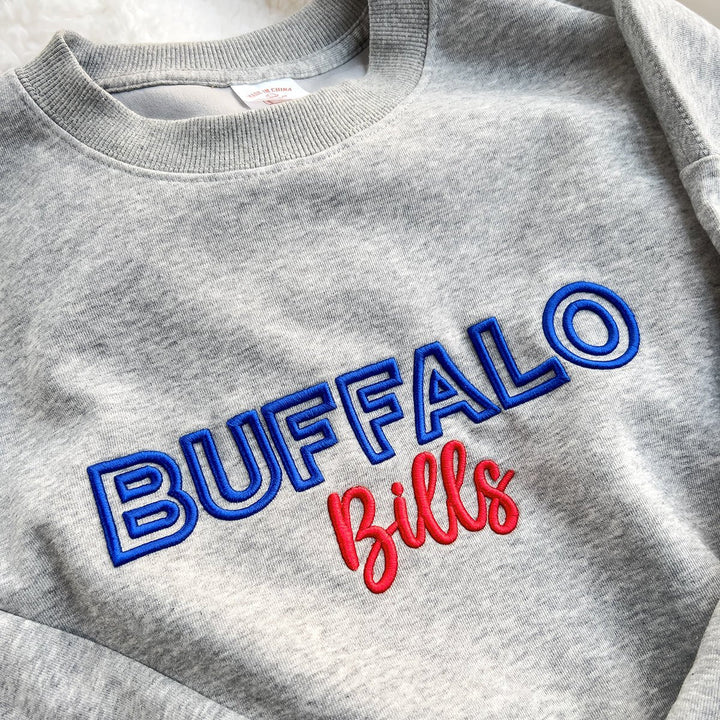 Custom 3D PUFF Embroidery Team Sweatshirt - Canvasgiftco