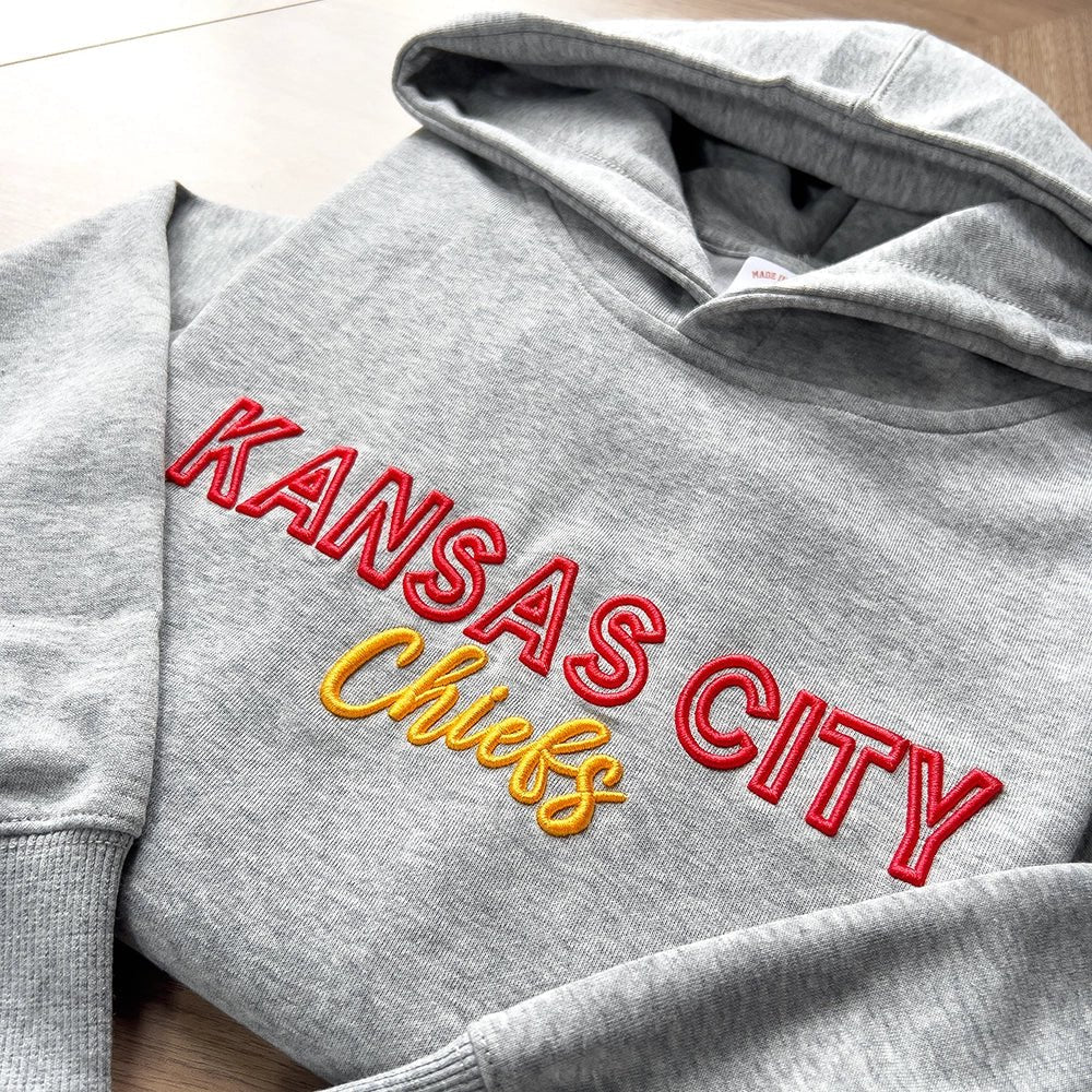 Custom 3D PUFF Embroidery Team Sweatshirt - Canvasgiftco