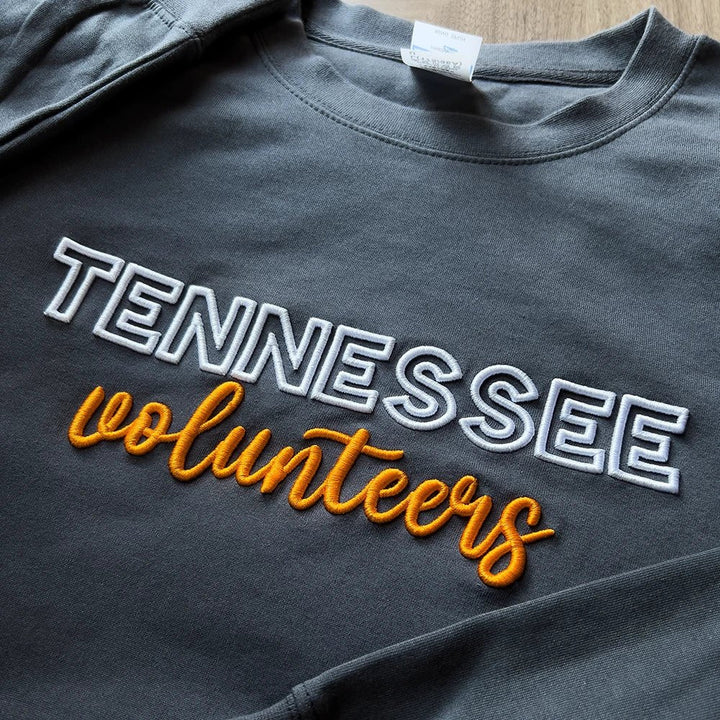 Custom 3D PUFF Embroidery Team Sweatshirt - Canvasgiftco