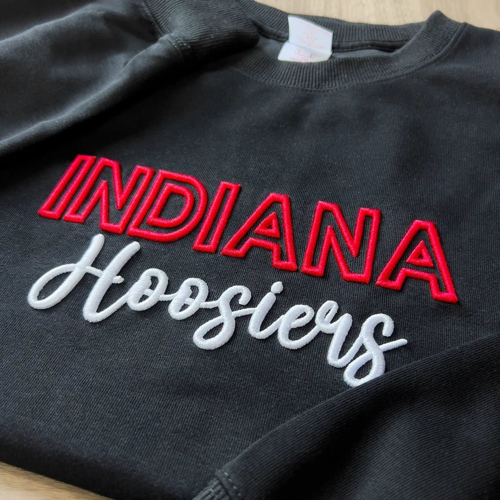 Custom 3D PUFF Embroidery Team Sweatshirt - Canvasgiftco