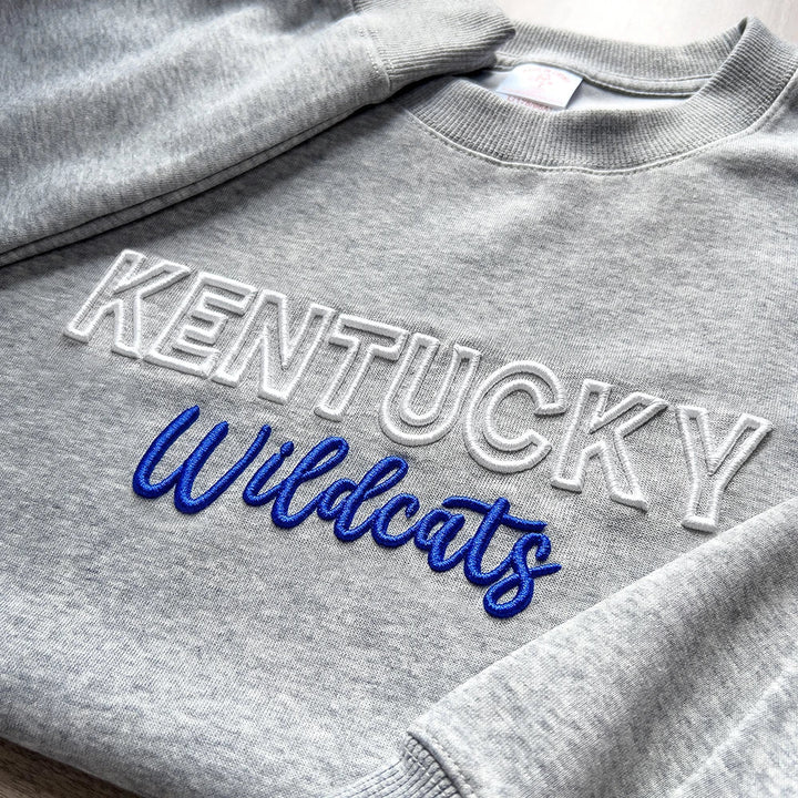 Custom 3D PUFF Embroidery Team Sweatshirt - Canvasgiftco