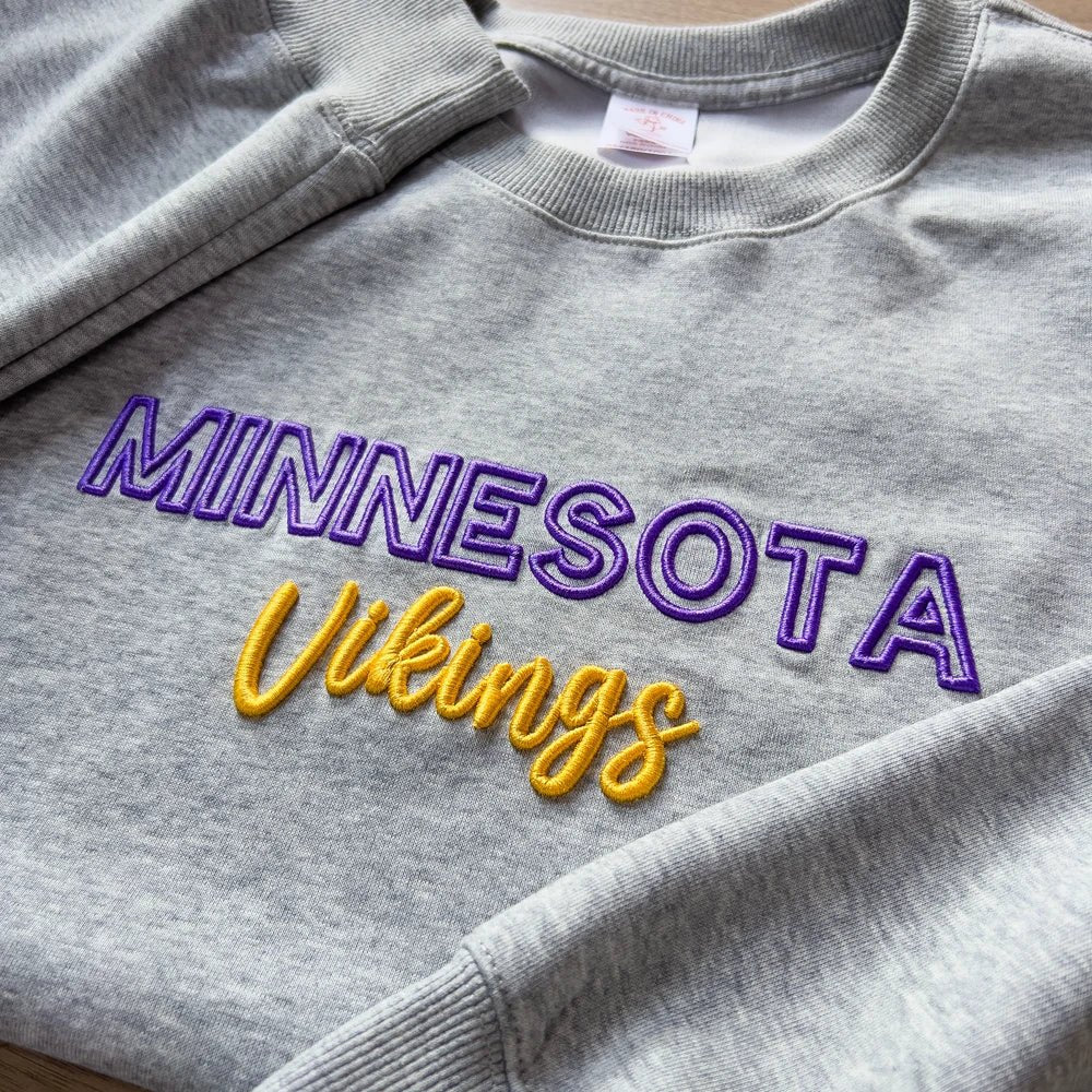 Custom 3D PUFF Embroidery Team Sweatshirt - Canvasgiftco