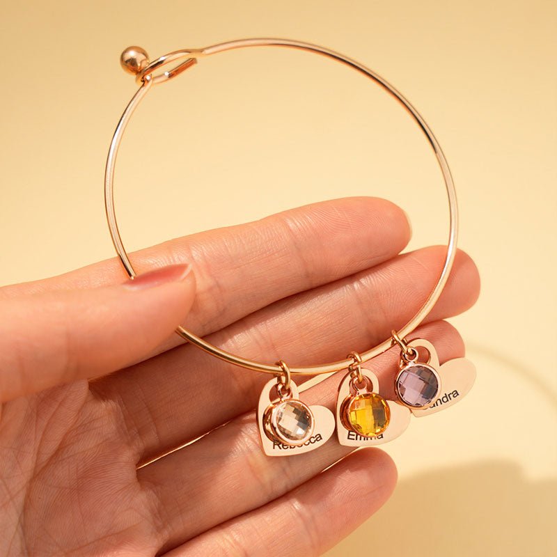 Custom Birthstone Bracelet - Canvasgiftco