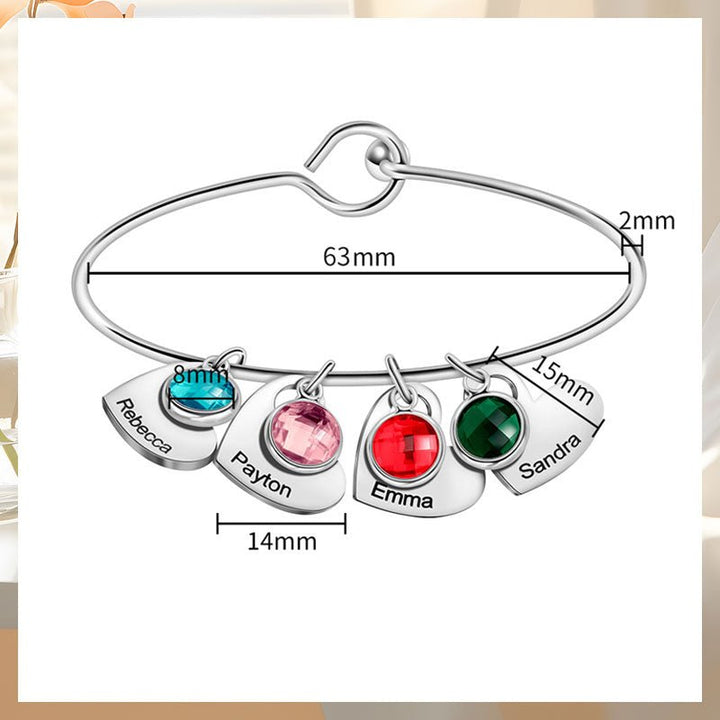 Custom Birthstone Bracelet - Canvasgiftco
