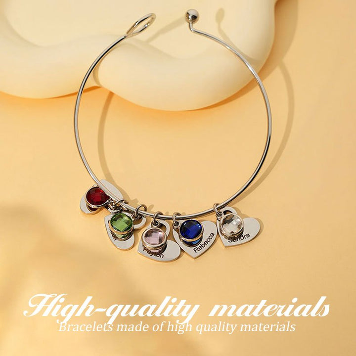 Custom Birthstone Bracelet - Canvasgiftco