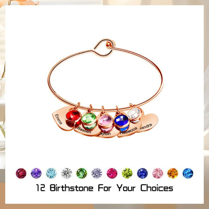 Custom Birthstone Bracelet - Canvasgiftco