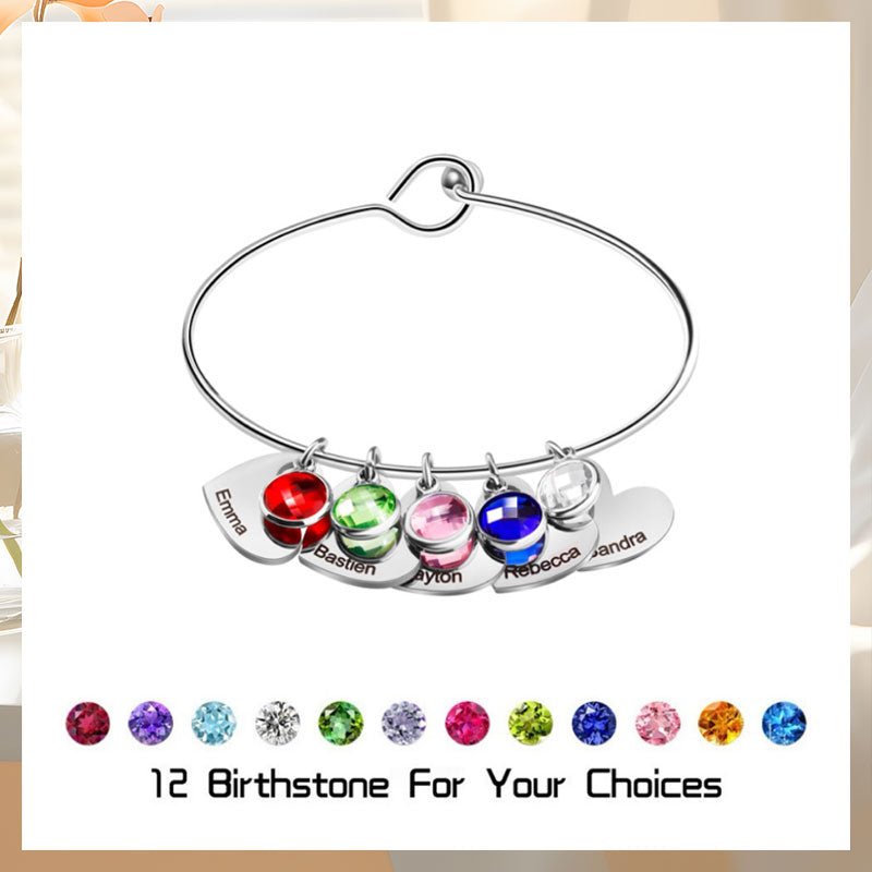 Custom Birthstone Bracelet - Canvasgiftco