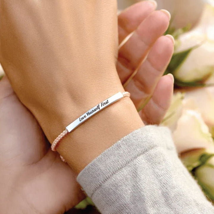 Custom Bracelet Hand-woven Adjustable Bracelet Strap - Canvasgiftco