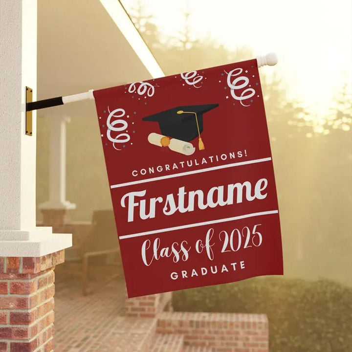 Custom College Bound Yard Flag，Graduate Flag - Canvasgiftco